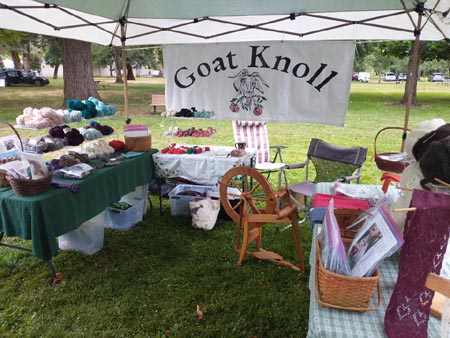 Goat Knoll booth Dallas Art in the Park 2024