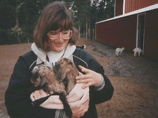 Linda with 2 new cashmere kids